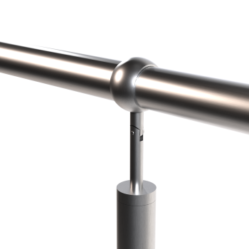 Pfosten Boden 42,4 Geländer Balkon Treppengeländer Steher Rundrohr Edelstahl V2A